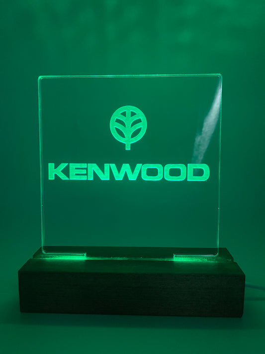 LED Music Lovers Sign Kenwood Acrylic Sign