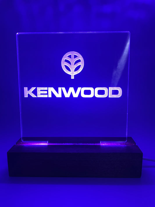 LED Music Lovers Sign Kenwood Acrylic Sign