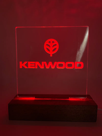 LED Music Lovers Sign Kenwood Acrylic Sign