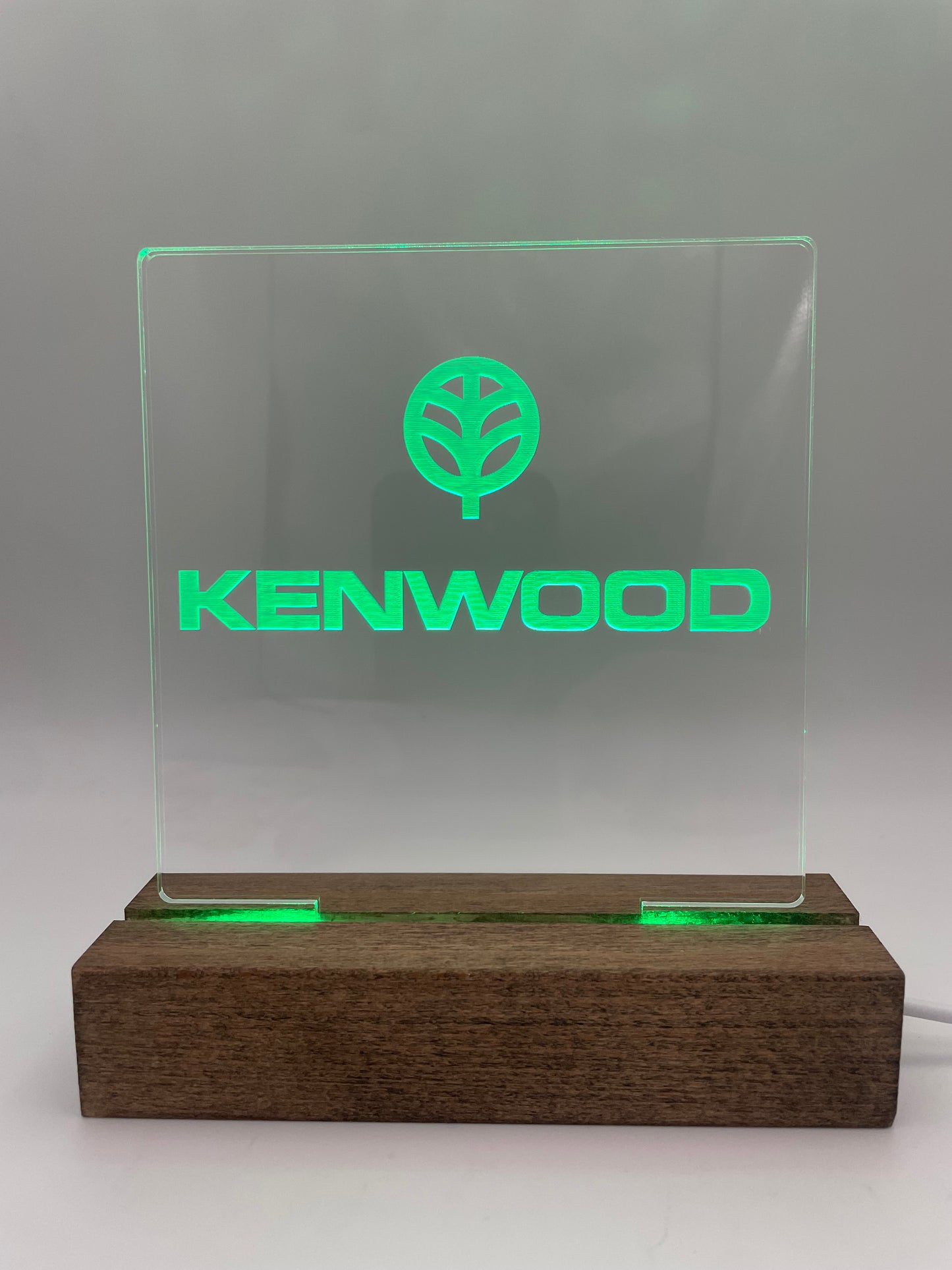 LED Music Lovers Sign Kenwood Acrylic Sign