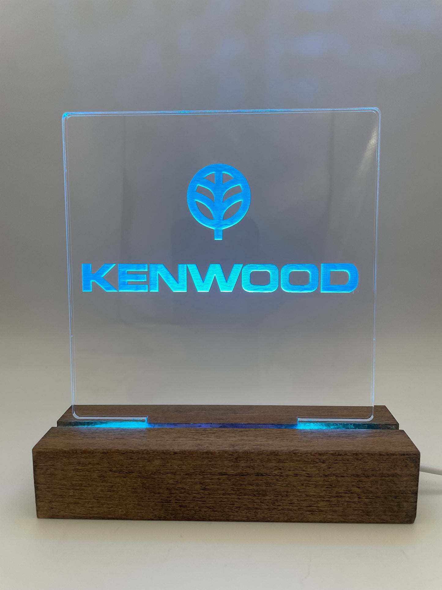 LED Music Lovers Sign Kenwood Acrylic Sign