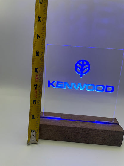 LED Music Lovers Sign Kenwood Acrylic Sign