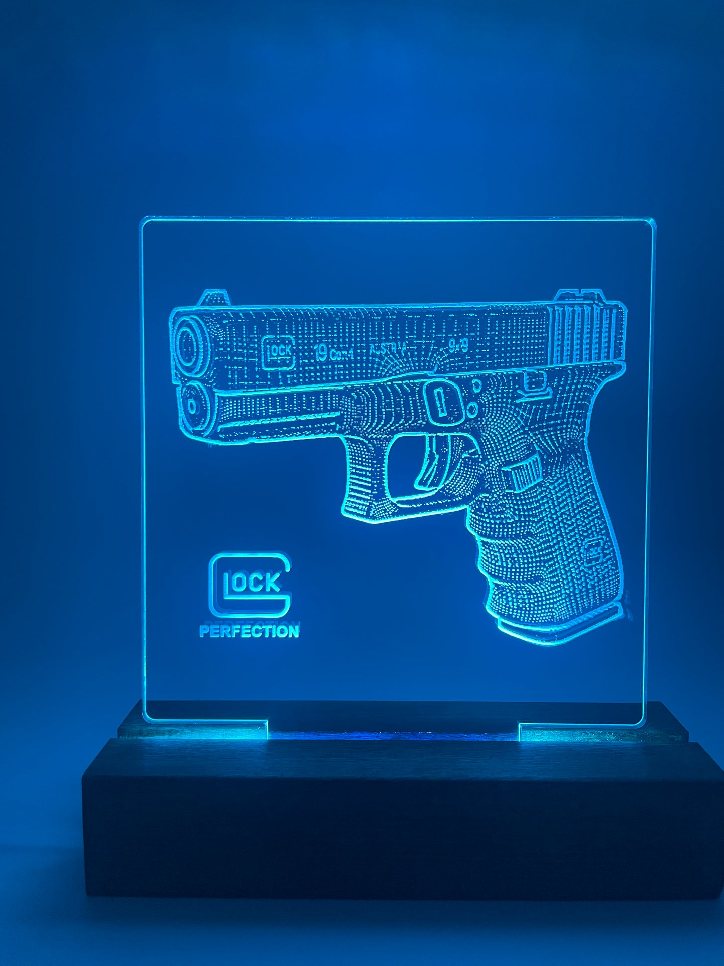 LED Acrylic Sign Firearm Collector Decoration