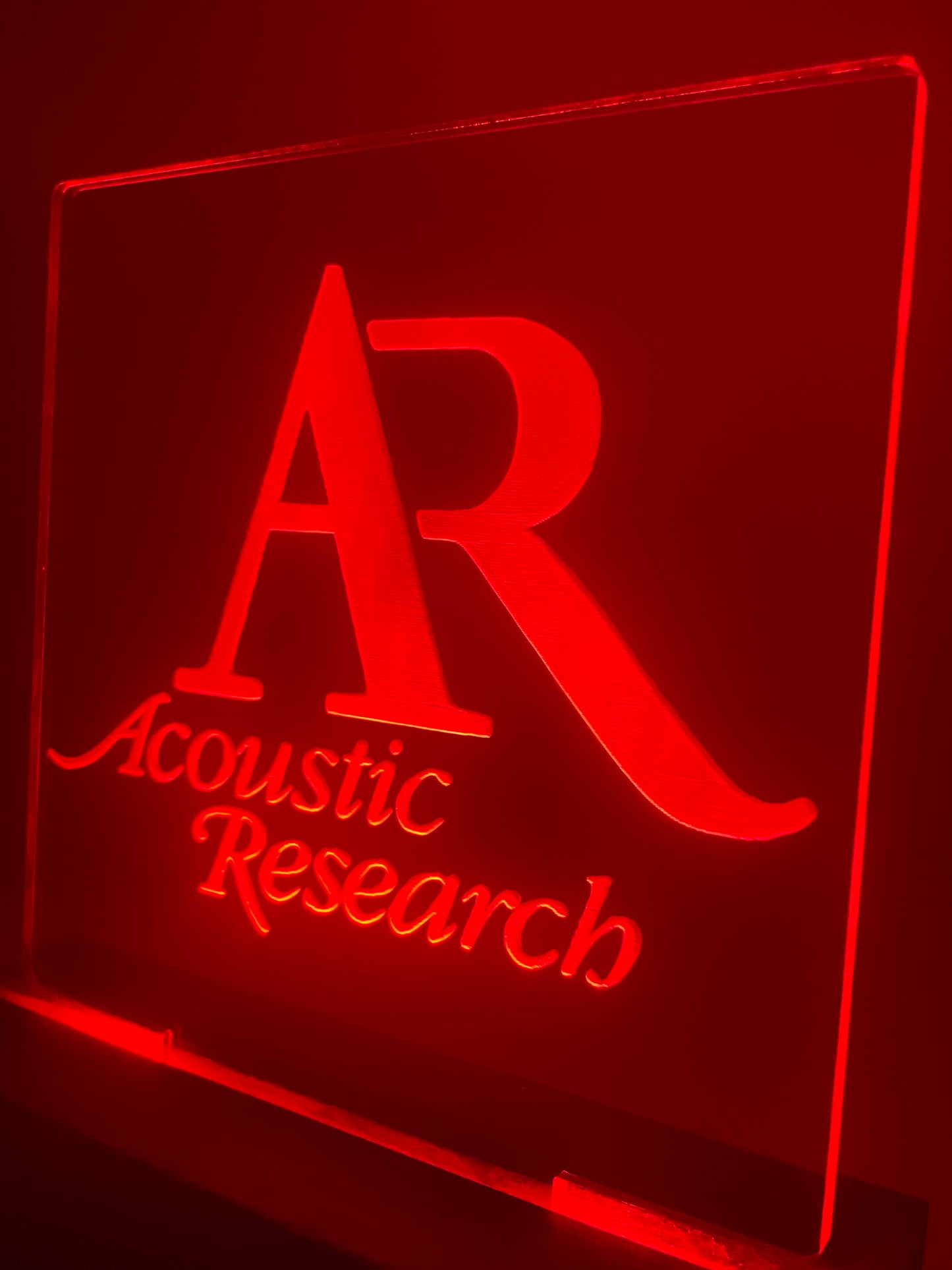 LED Audiophile Decoration Acryilc AR Lovers Sign