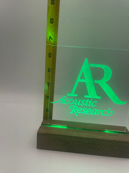 LED Audiophile Decoration Acryilc AR Lovers Sign