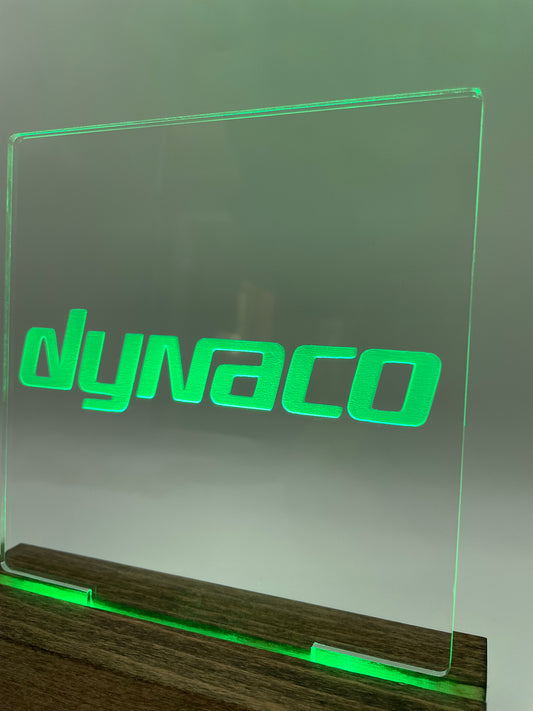 LED Music Acrylic Sign Old School Dynaco Decoration