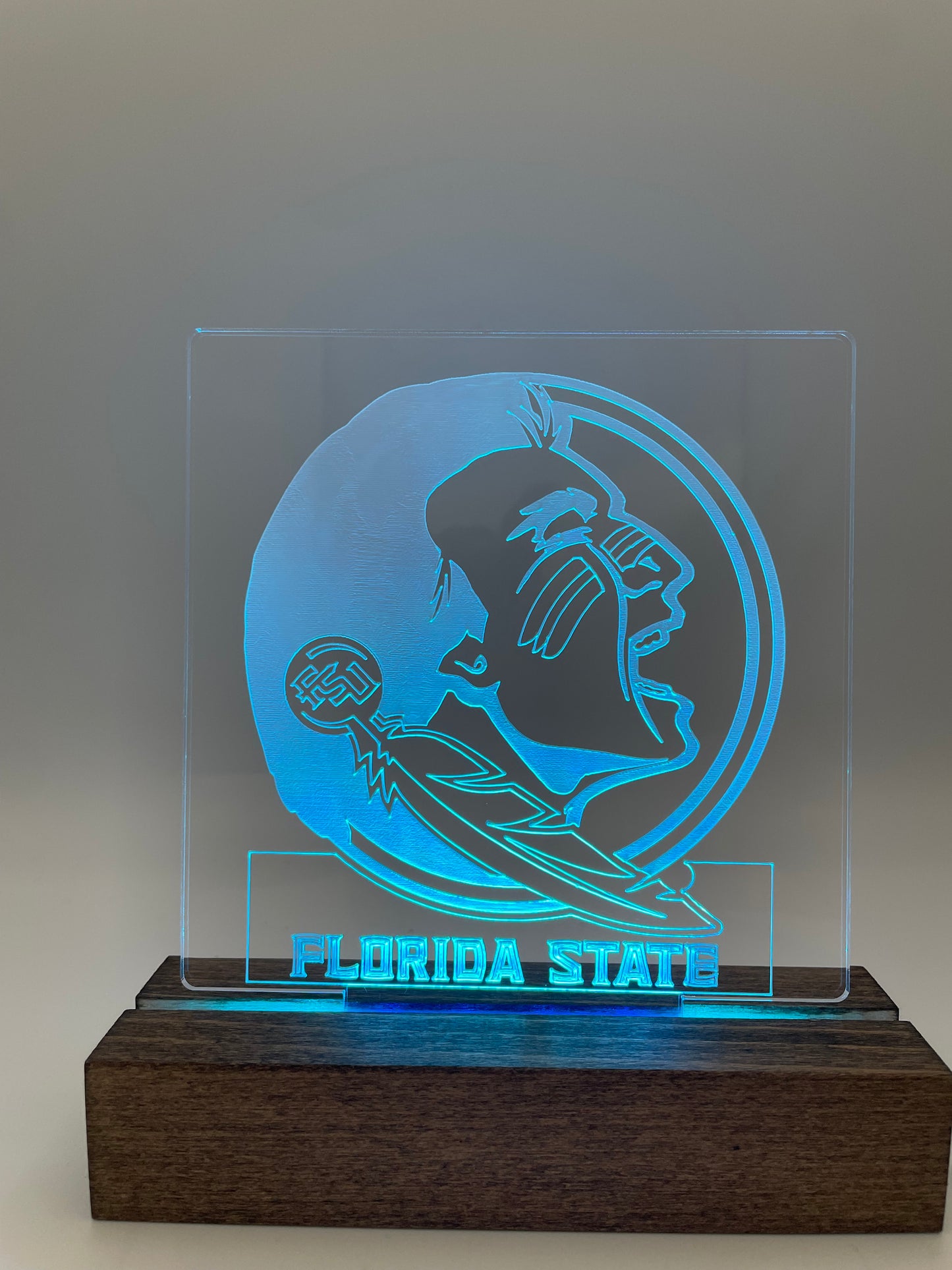Acrylic LED Lighted Sign Football College Decoration