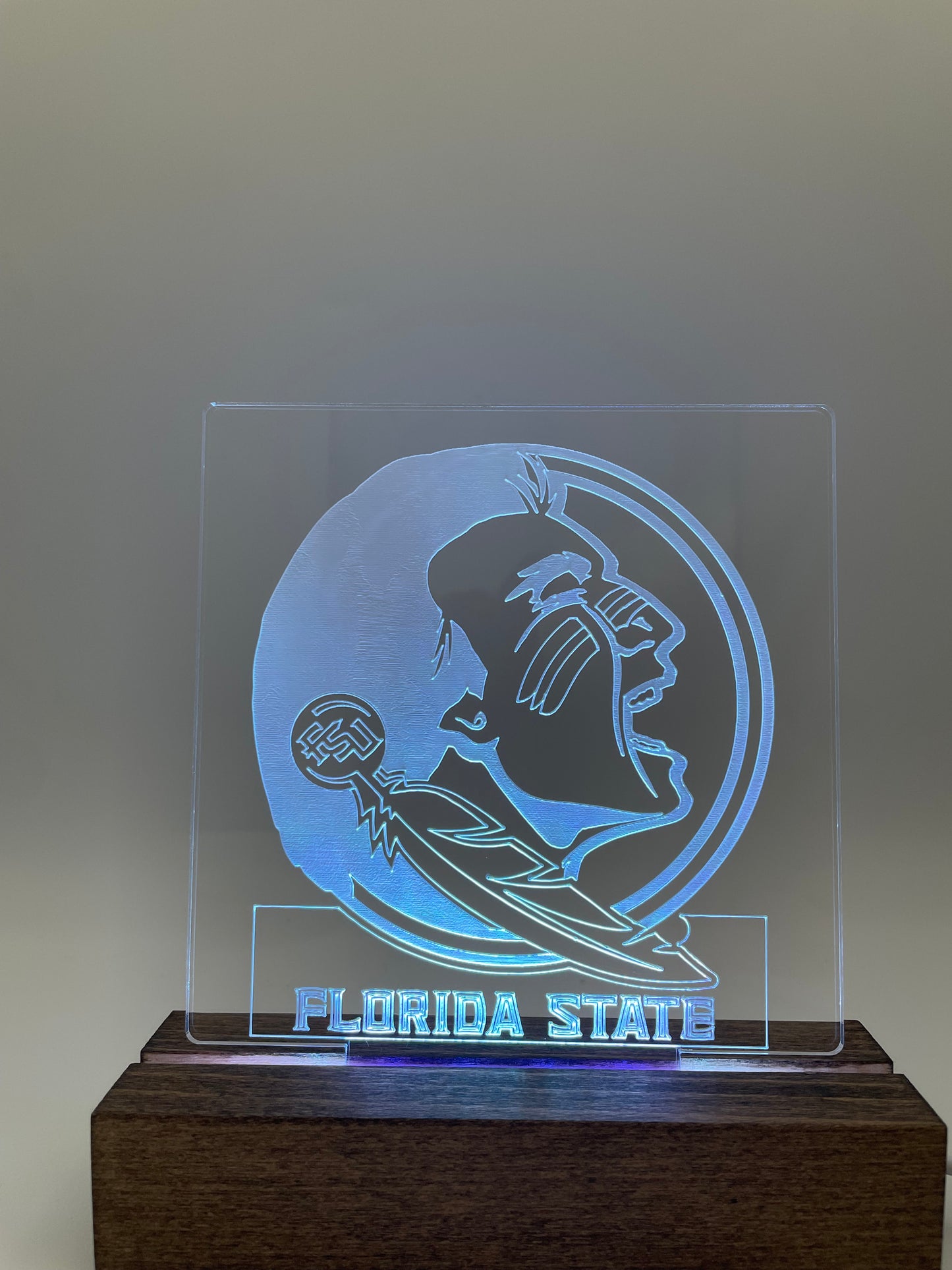 Acrylic LED Lighted Sign Football College Decoration