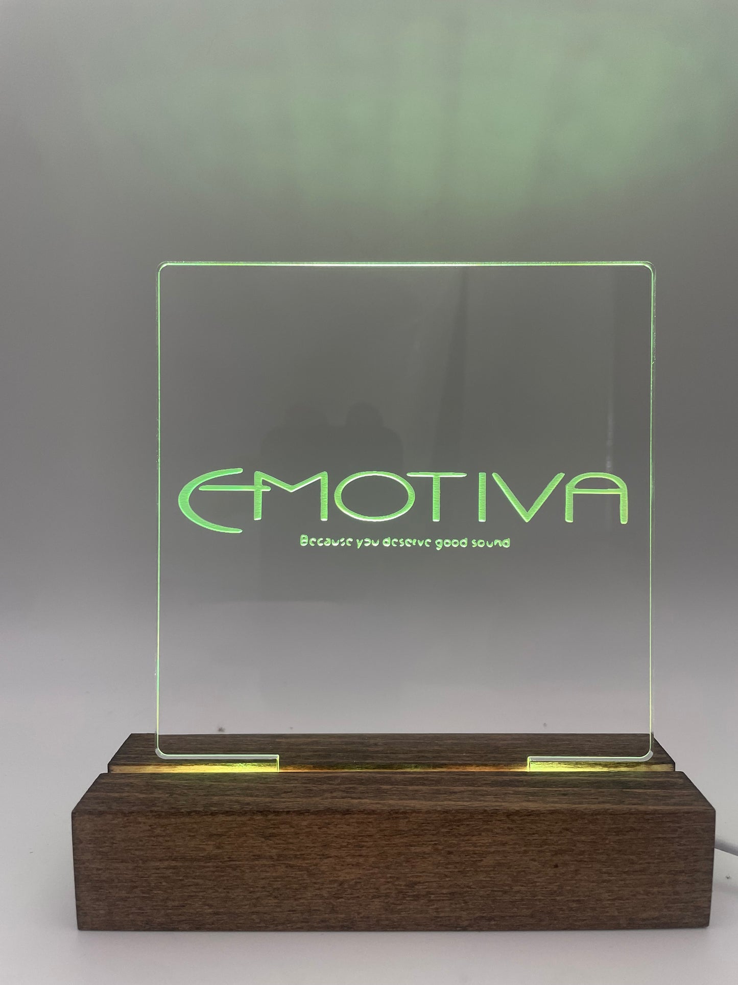 LED Acrylic Emotiva Music Sign for Music Room Decoration