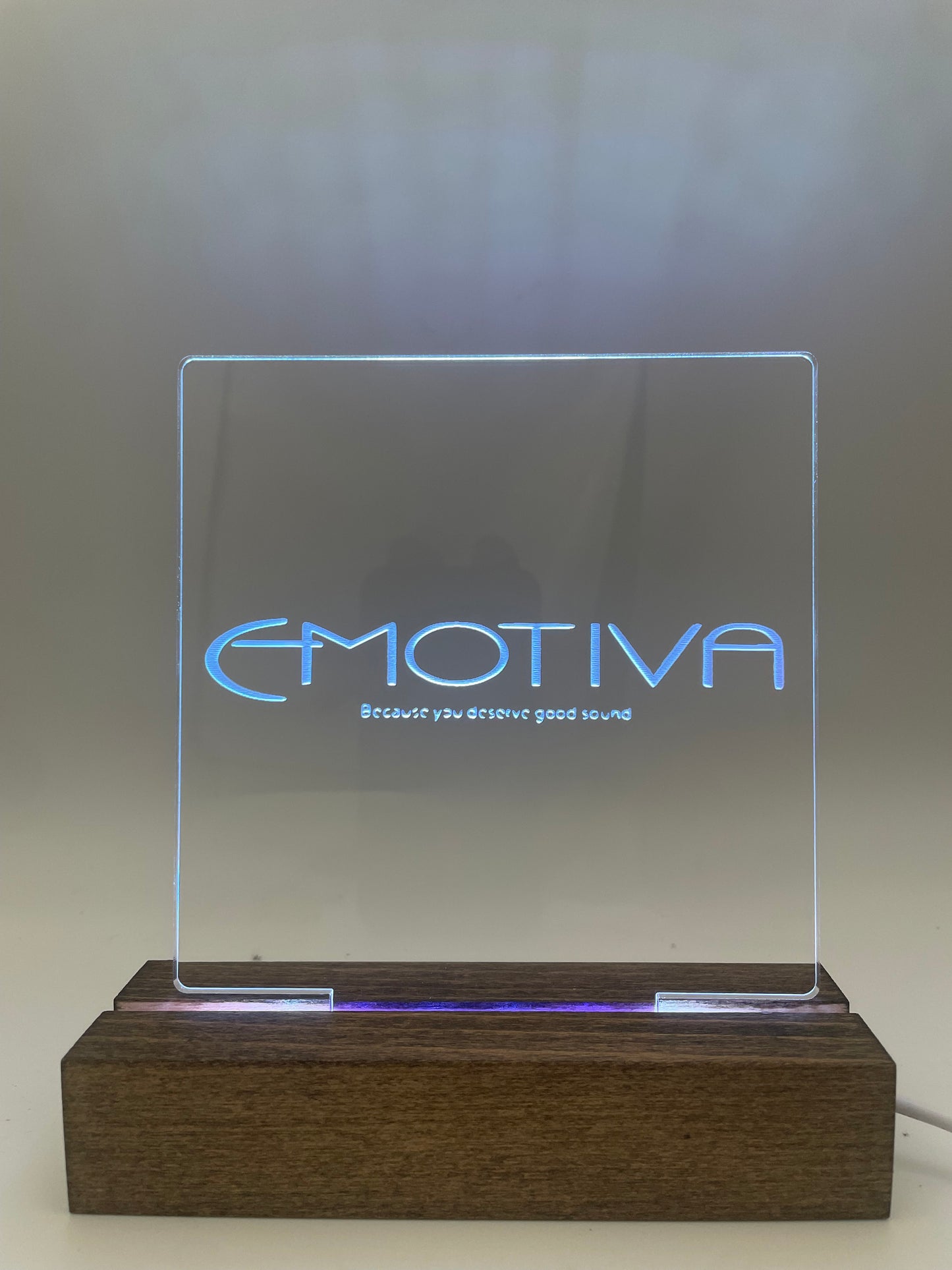 LED Acrylic Emotiva Music Sign for Music Room Decoration