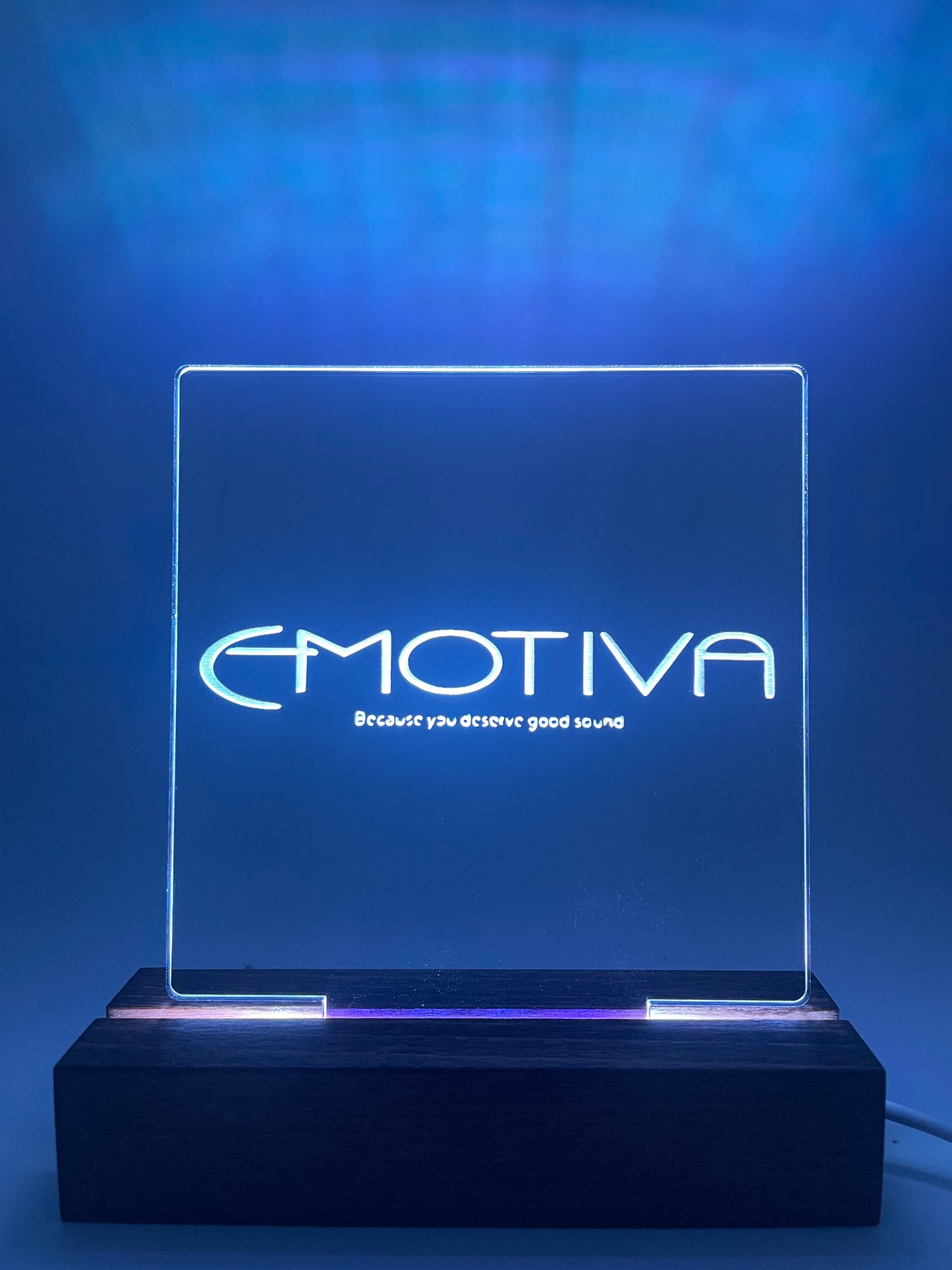 LED Acrylic Emotiva Music Sign for Music Room Decoration