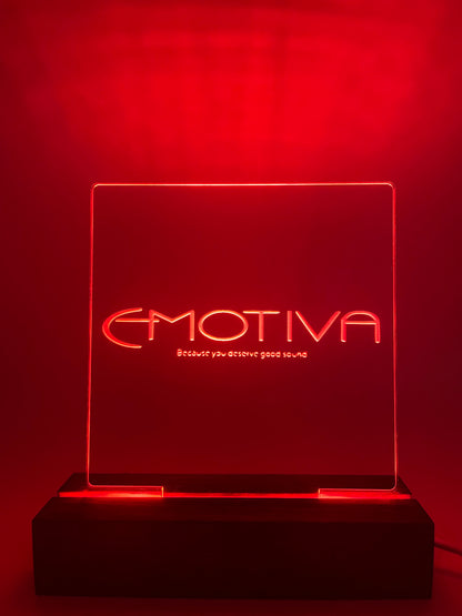 LED Acrylic Emotiva Music Sign for Music Room Decoration