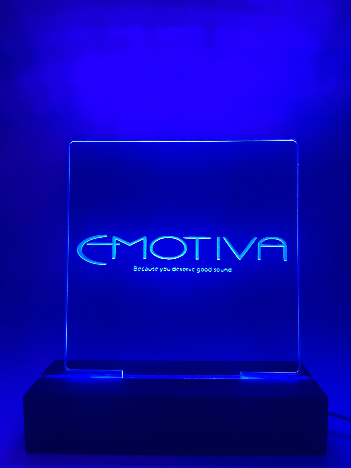 LED Acrylic Emotiva Music Sign for Music Room Decoration