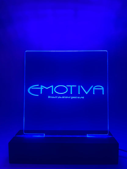 LED Acrylic Emotiva Music Sign for Music Room Decoration