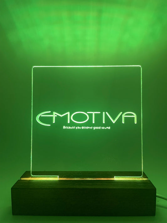 LED Acrylic Emotiva Music Sign for Music Room Decoration