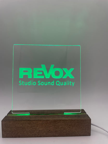 LED Music Acrylic Sign Revox Lovers Decoration