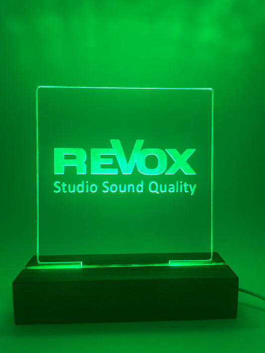 LED Music Acrylic Sign Revox Lovers Decoration