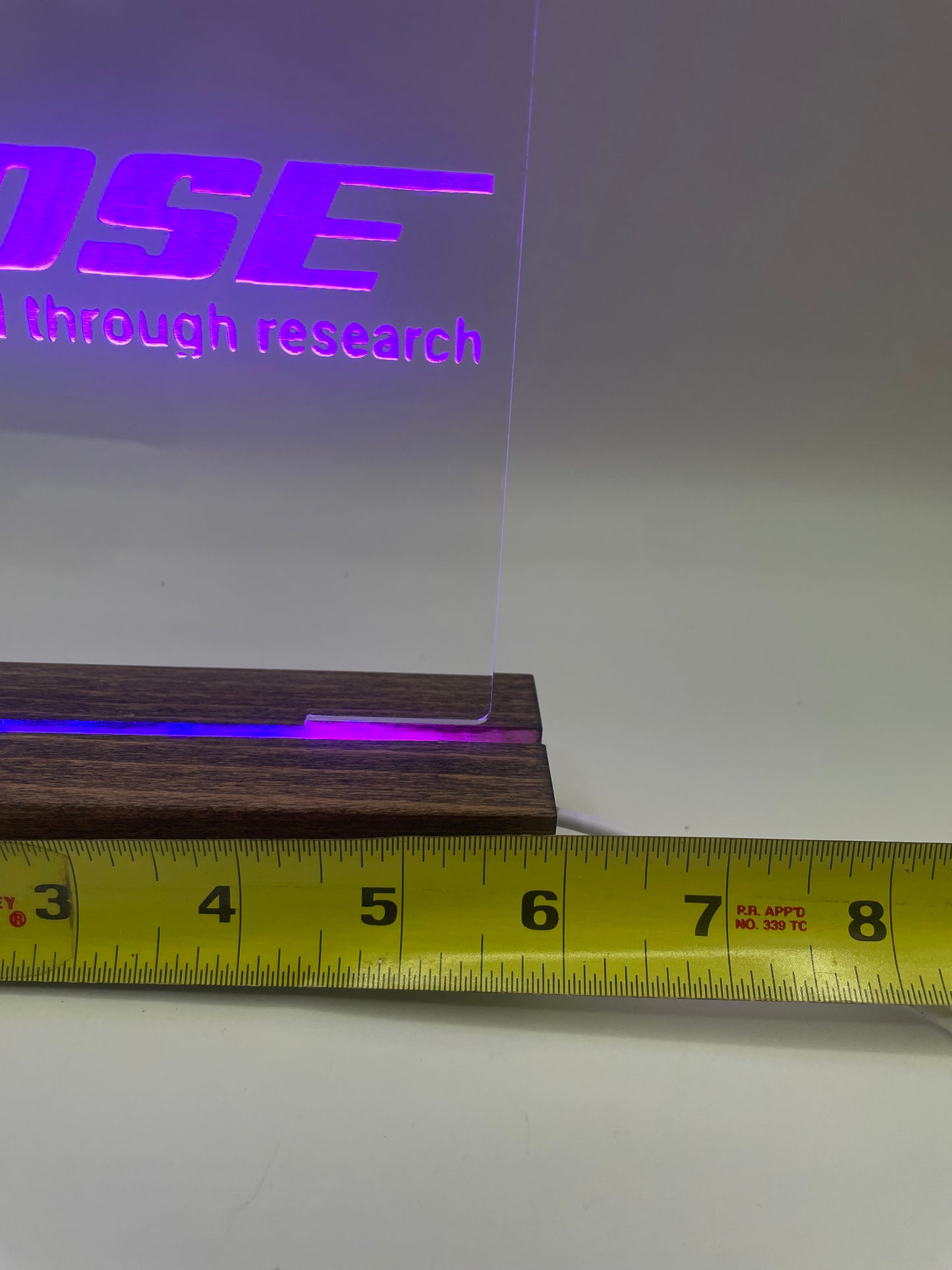 LED Acrylic Music Sign Bose Lover Room Decoration