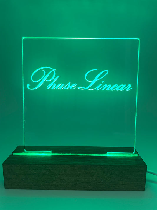 LED Music Acrylic Sign Multi Color Phase Linear Music Lover Decoration