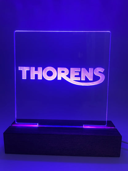 LED Acrylic Music Sign Thorens Lovers Decoration
