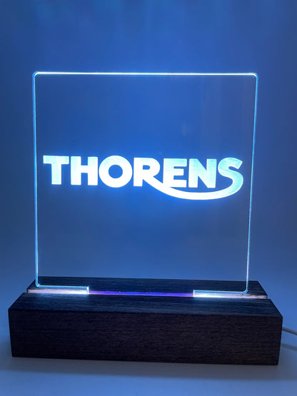 LED Acrylic Music Sign Thorens Lovers Decoration