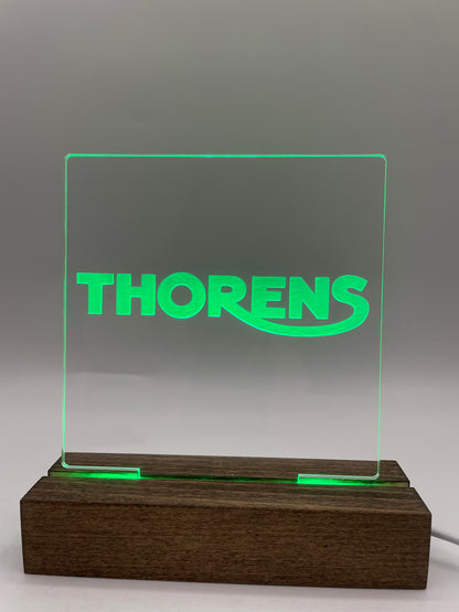 LED Acrylic Music Sign Thorens Lovers Decoration