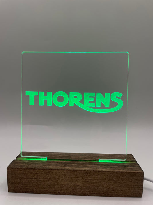 LED Acrylic Music Sign Thorens Lovers Decoration