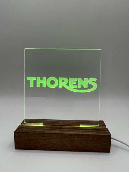 LED Acrylic Music Sign Thorens Lovers Decoration
