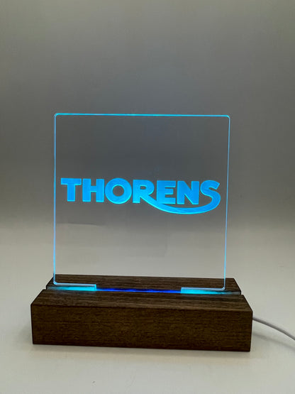 LED Acrylic Music Sign Thorens Lovers Decoration