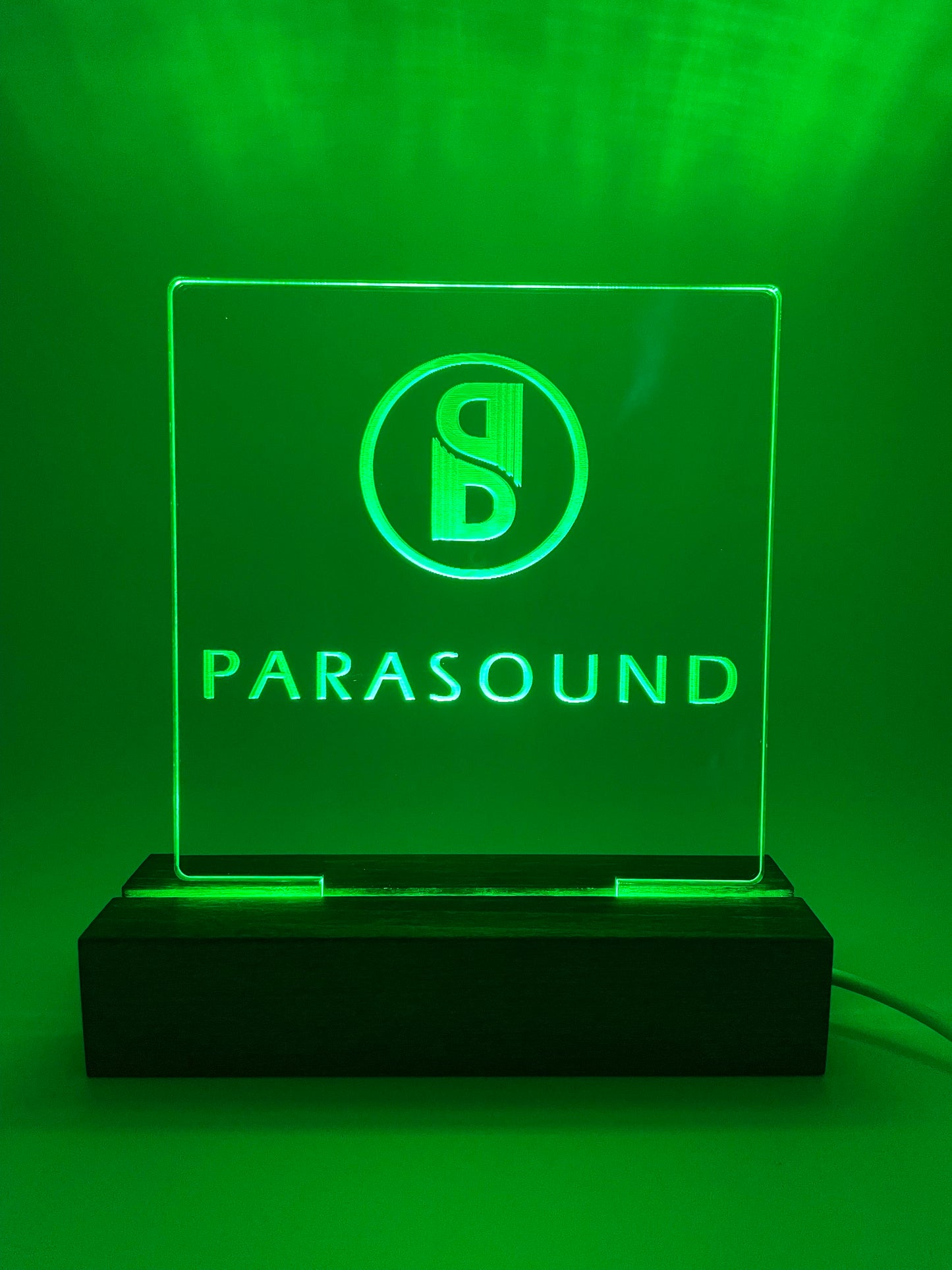 LED Acrylic Music Lovers Sign Parasound Decoration