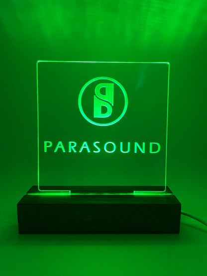 LED Acrylic Music Lovers Sign Parasound Decoration