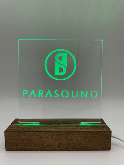 LED Acrylic Music Lovers Sign Parasound Decoration