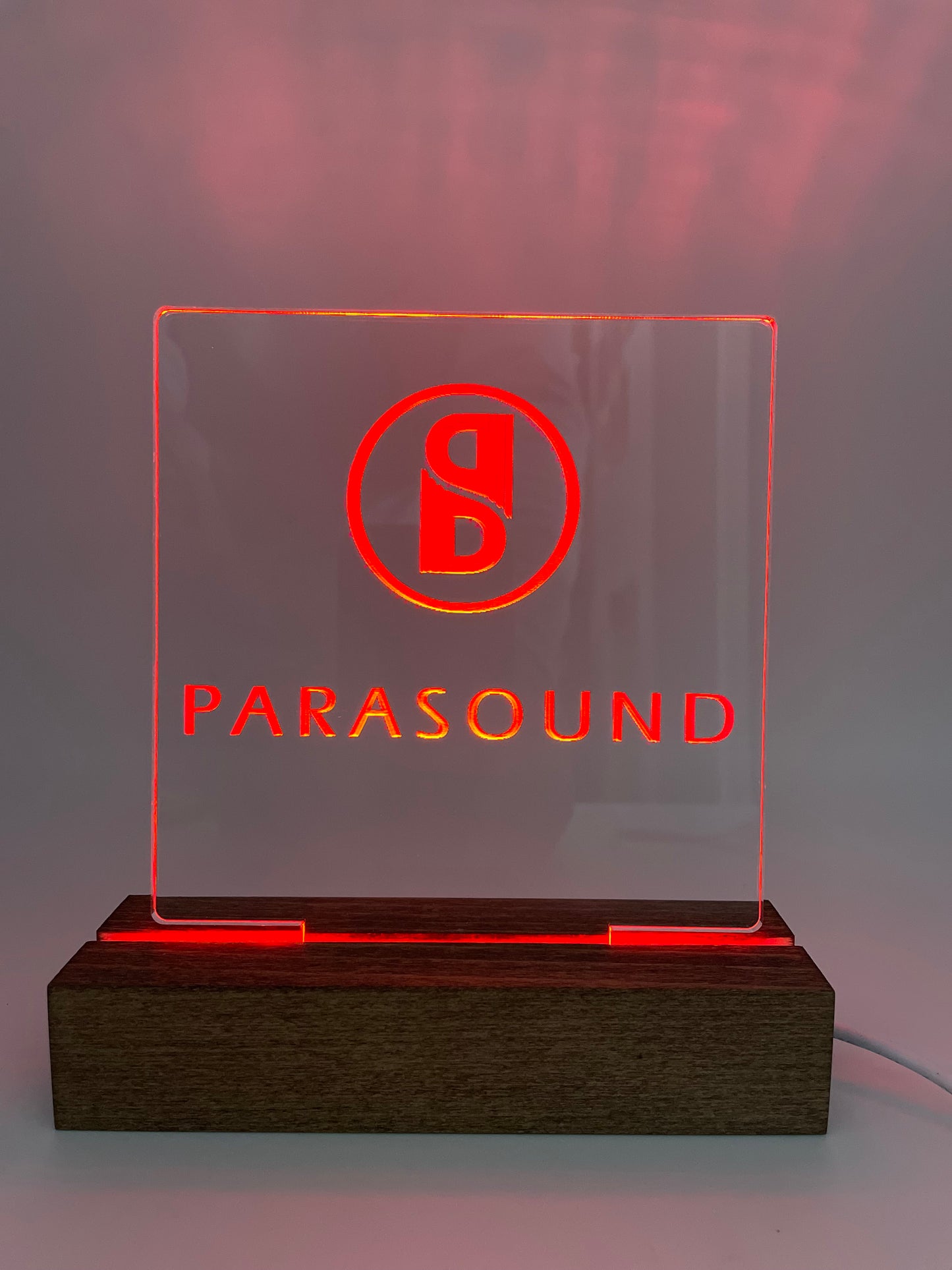 LED Acrylic Music Lovers Sign Parasound Decoration