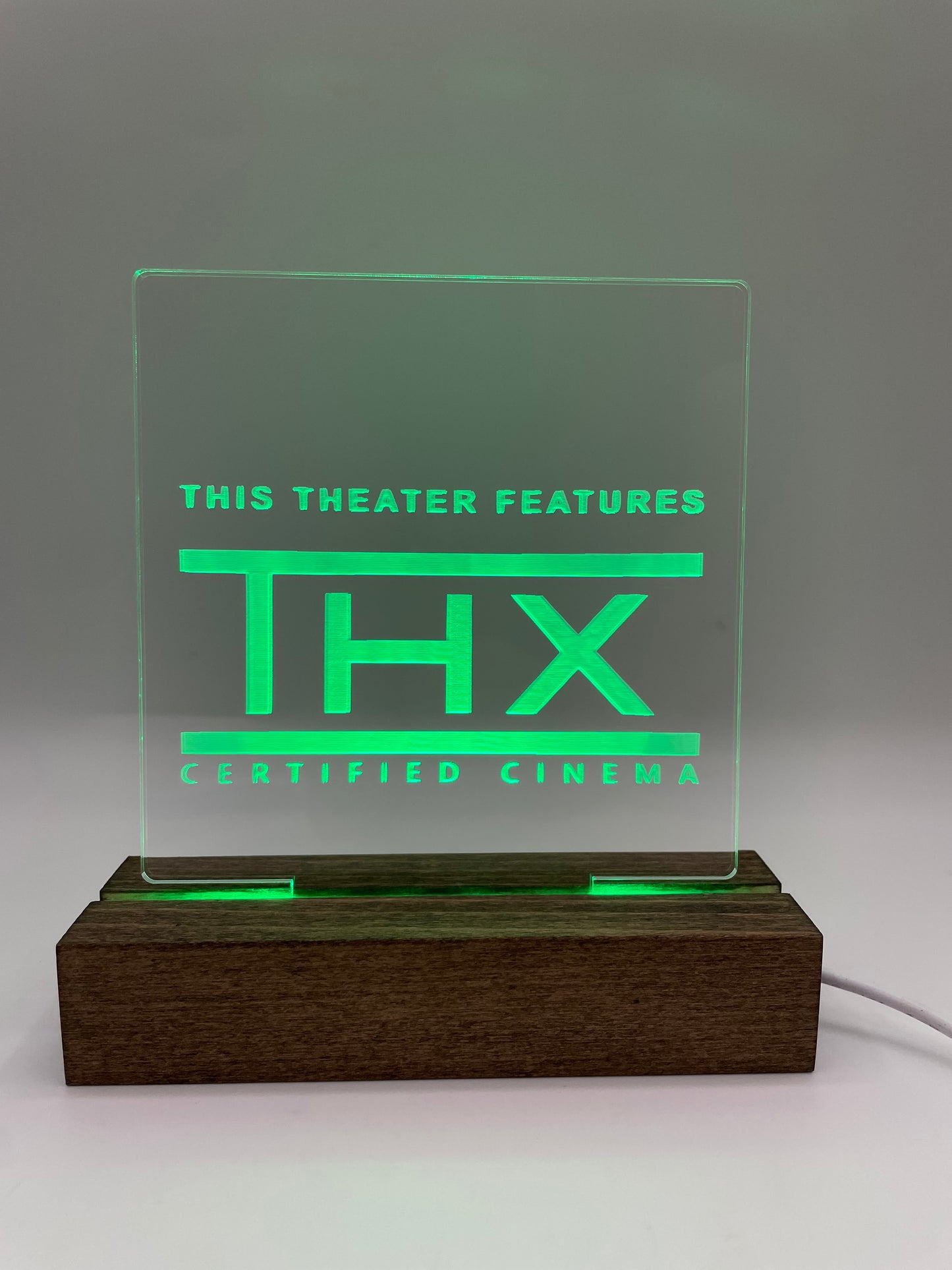 LED Music Acrylic Sign THX Room Decoration