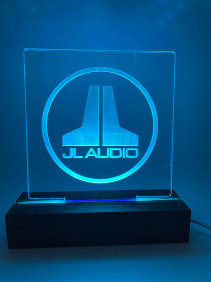 LED Acrylic JL Audiophile Music Sign Decoration