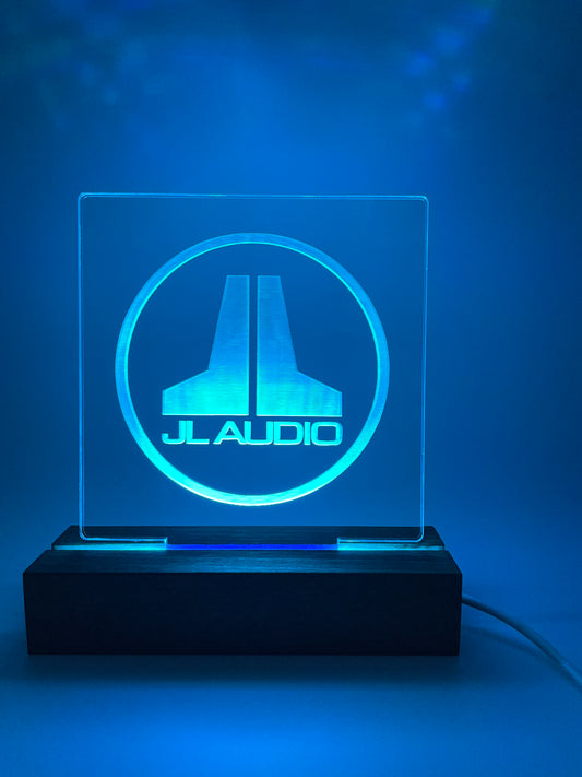 LED Acrylic JL Audiophile Music Sign Decoration