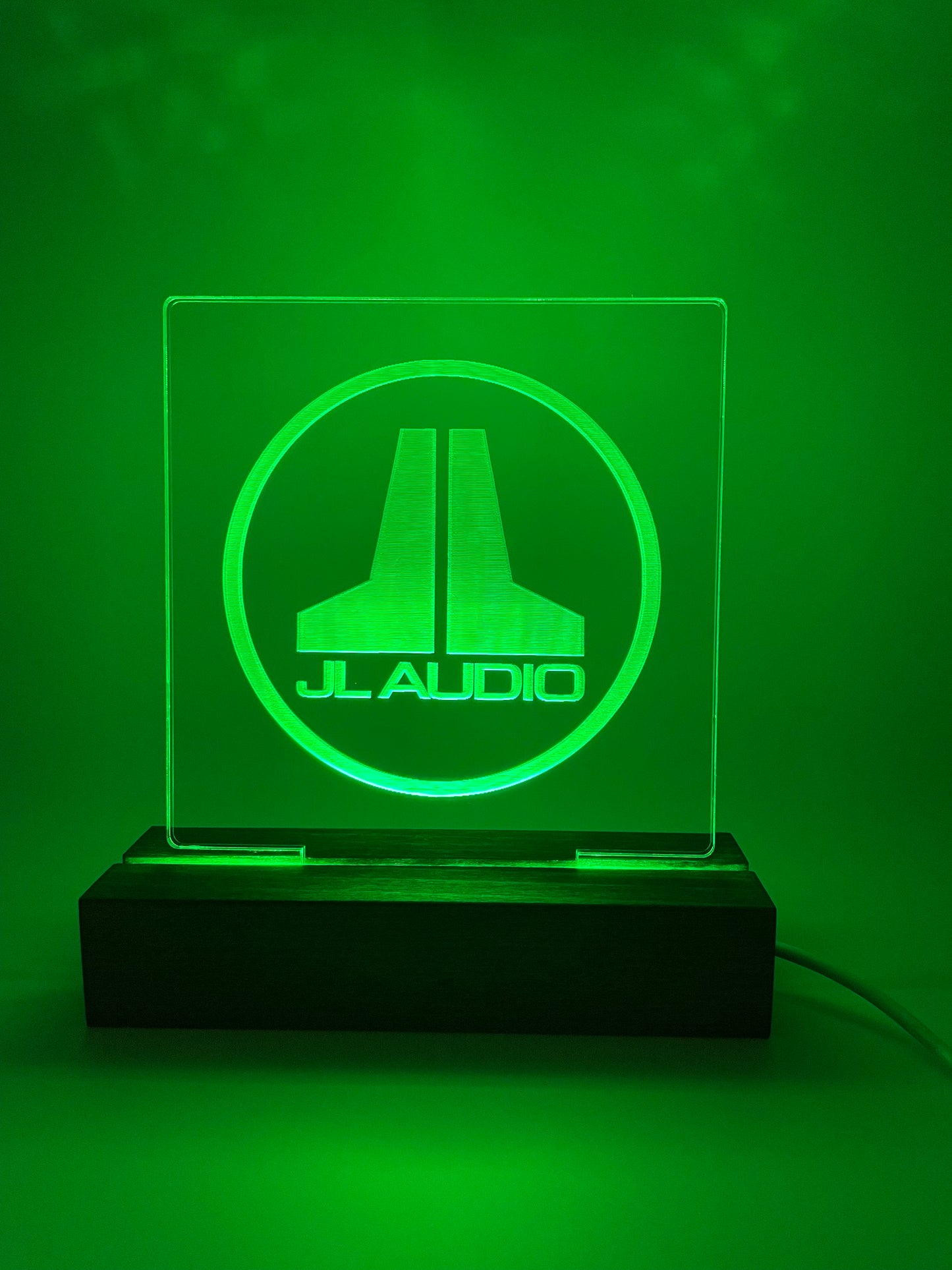 LED Acrylic JL Audiophile Music Sign Decoration