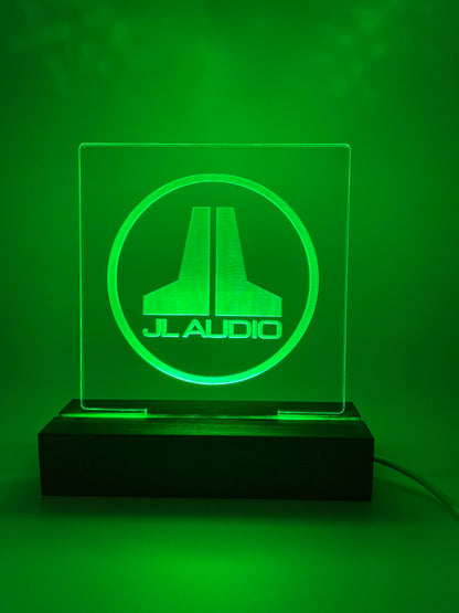 LED Acrylic JL Audiophile Music Sign Decoration