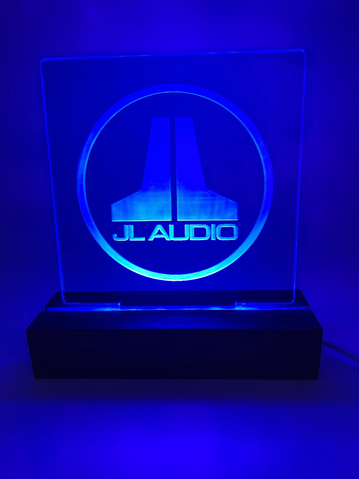 LED Acrylic JL Audiophile Music Sign Decoration