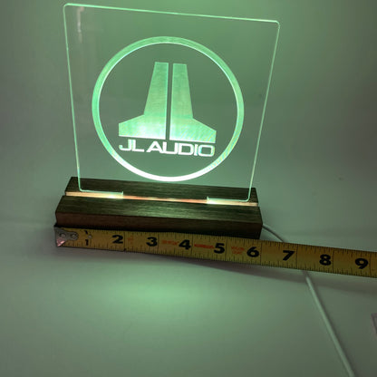 LED Acrylic JL Audiophile Music Sign Decoration