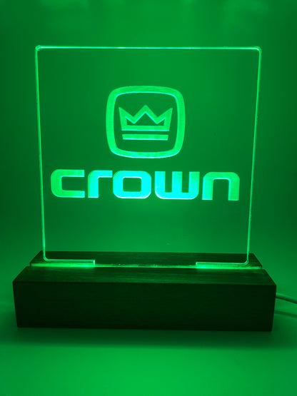 LED Acrylic Music Lovers Crown Sign
