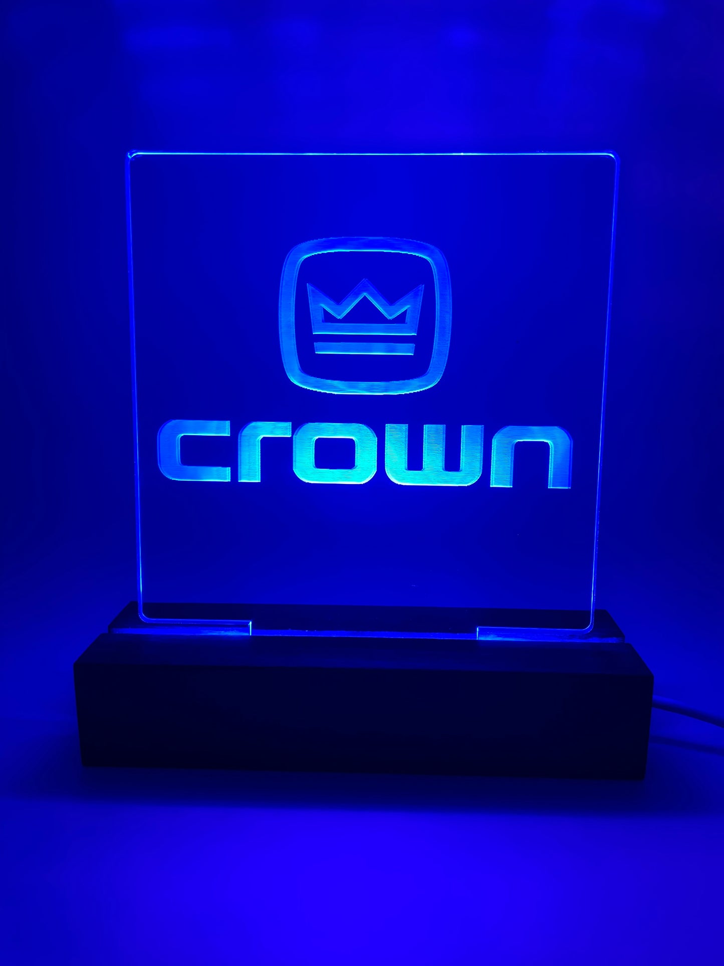LED Acrylic Music Lovers Crown Sign