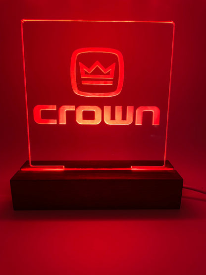 LED Acrylic Music Lovers Crown Sign