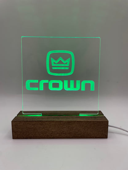LED Acrylic Music Lovers Crown Sign