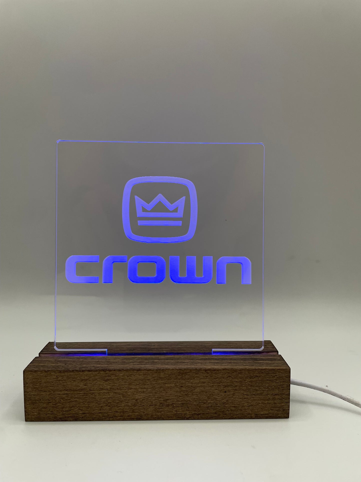 LED Acrylic Music Lovers Crown Sign