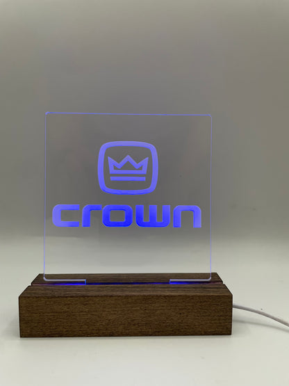 LED Acrylic Music Lovers Crown Sign