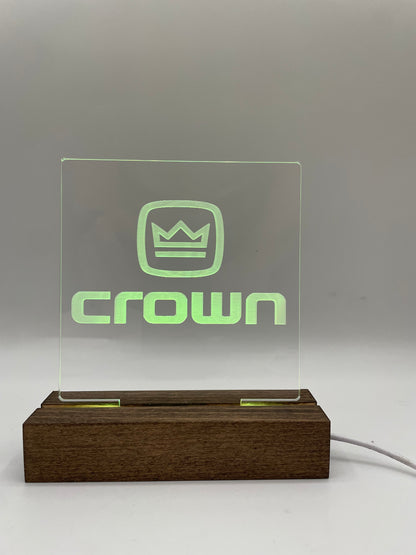 LED Acrylic Music Lovers Crown Sign