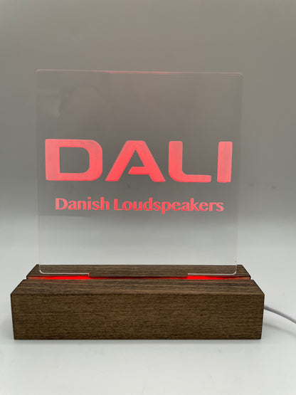 LED Acrylic Music Sign Danish Loudspeakers