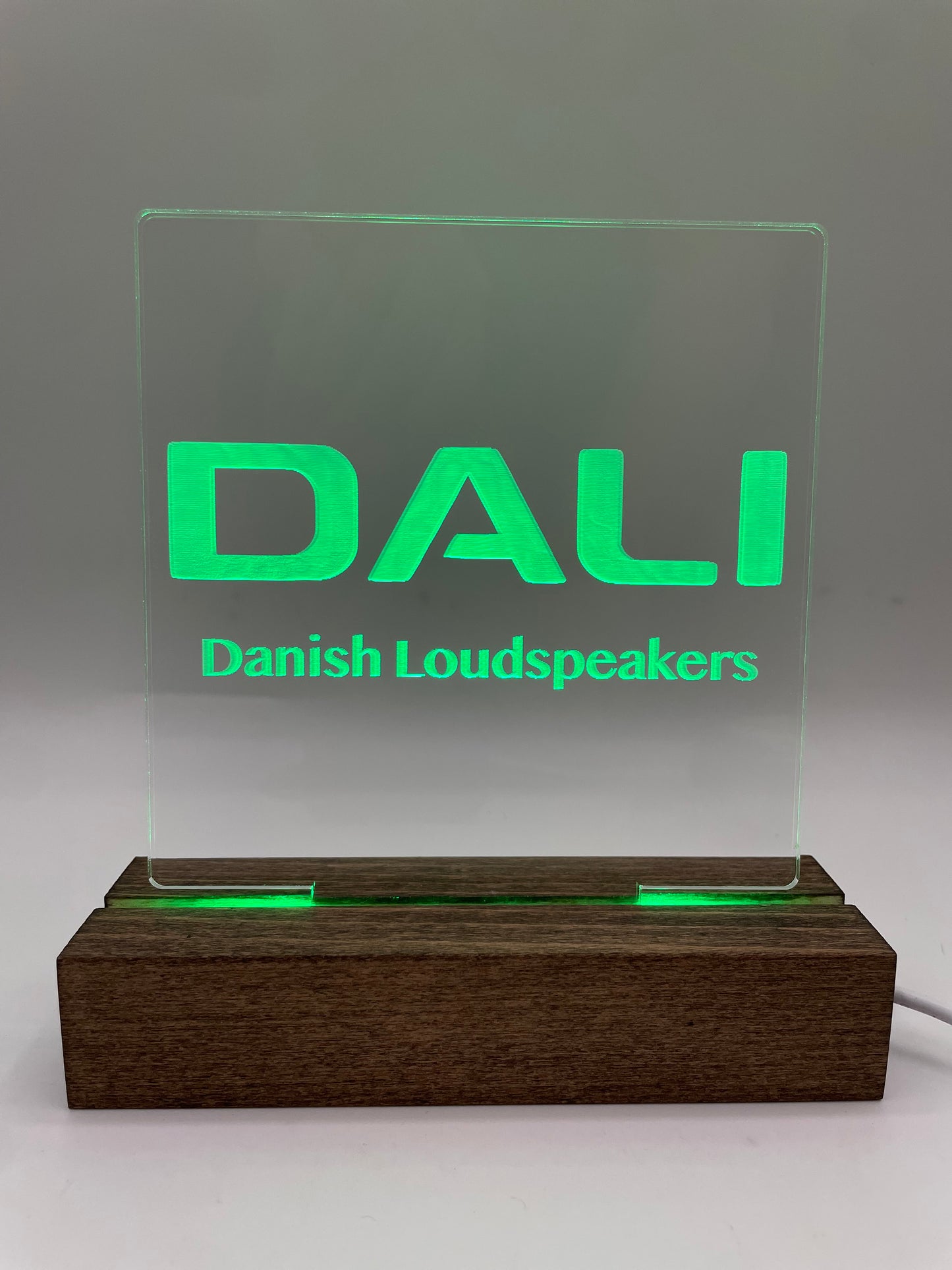 LED Acrylic Music Sign Danish Loudspeakers