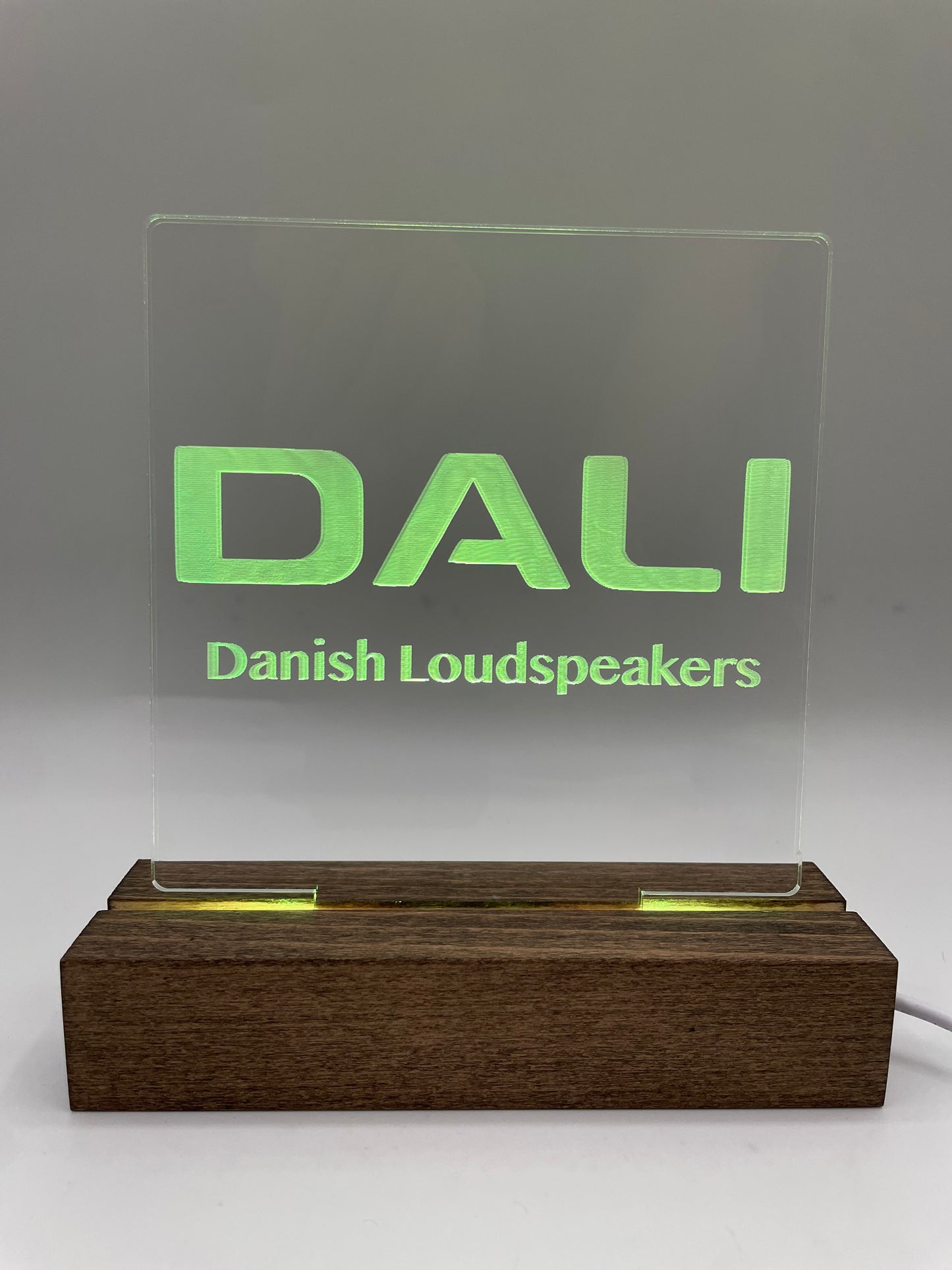 LED Acrylic Music Sign Danish Loudspeakers